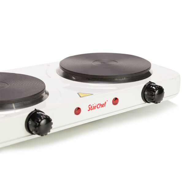 COCINA ENCIMERA 2 PLATOS ELECTRICA 2000W PORTATIL - Imagen 4