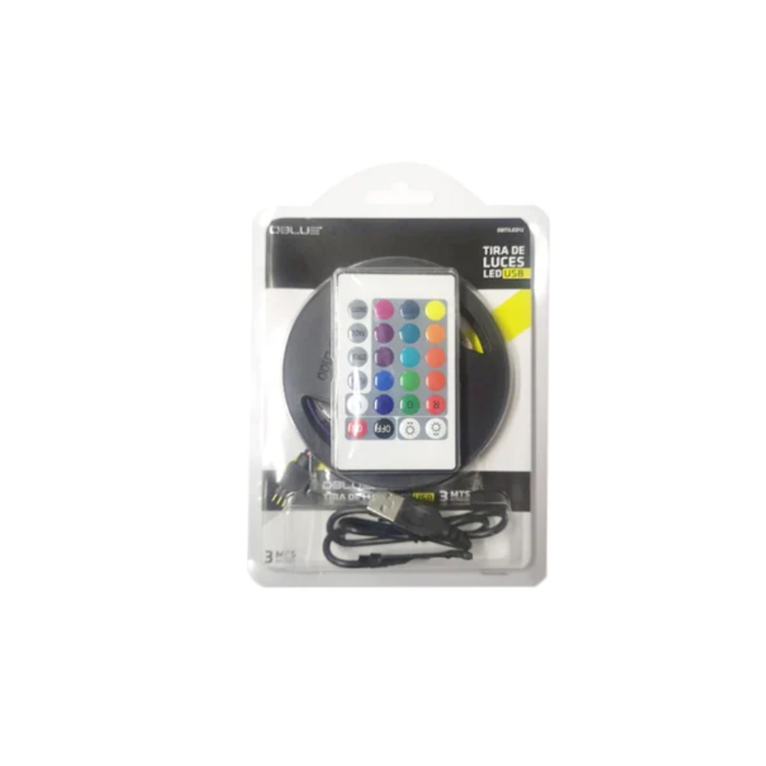 Tira Led de Luz Led USB Multicolor para Decoración - Mertel