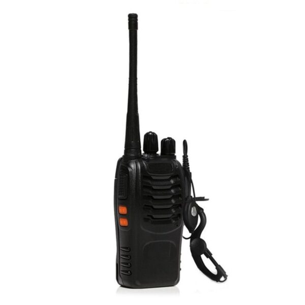 Radio transmisor Walkie Talkie color negro (aparato único)