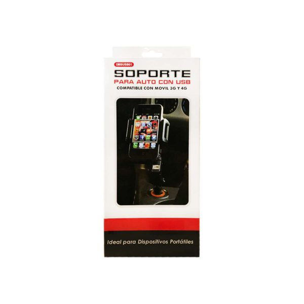 SOPORTE FLEXIBLE UNIVERSAL SMARTPHONES DOBLE USB - Imagen 3